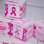Outubro Rosa Caixinha Modelo Cubo para Lembrancinhas