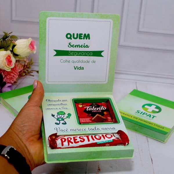 Lembrancinha CIPA, SIPAT e SIPATMA Caixinha para Talento E Prestigio