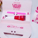 Outubro Rosa Bolsinha Porta Esmalte e Lixa