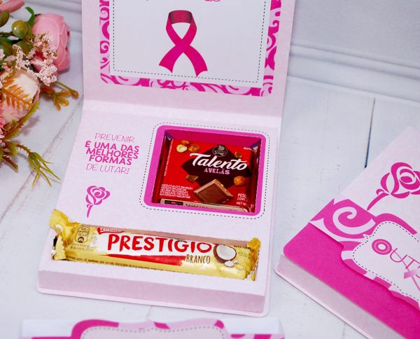 Outubro Rosa Caixinha para Talento e Prestigio