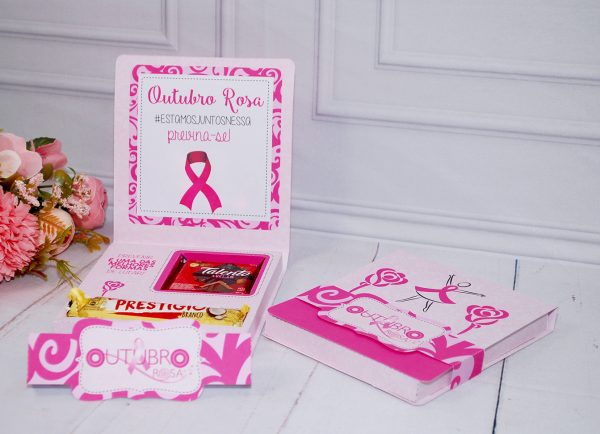 Outubro Rosa Caixinha para Talento e Prestigio