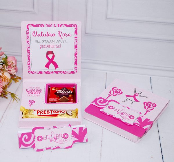 Outubro Rosa Caixinha para Talento e Prestigio