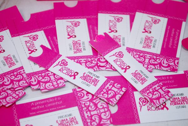 Outubro Rosa Capinha para Mini Lixas