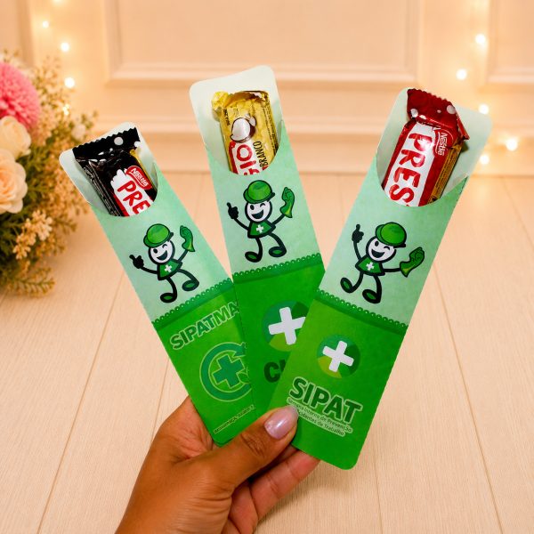 Lembrancinha CIPA, SIPAT e SIPATMA Card para Chocolate