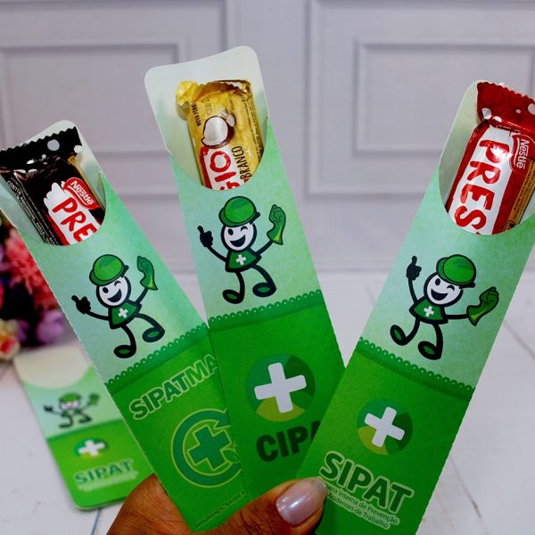 Lembrancinha CIPA, SIPAT e SIPATMA Card para Chocolate