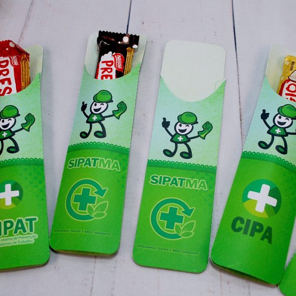 Lembrancinha CIPA, SIPAT e SIPATMA Card para Chocolate