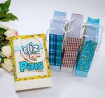 Mini Sacolinha Dia dos Pais com 4 Estampas Sortidas