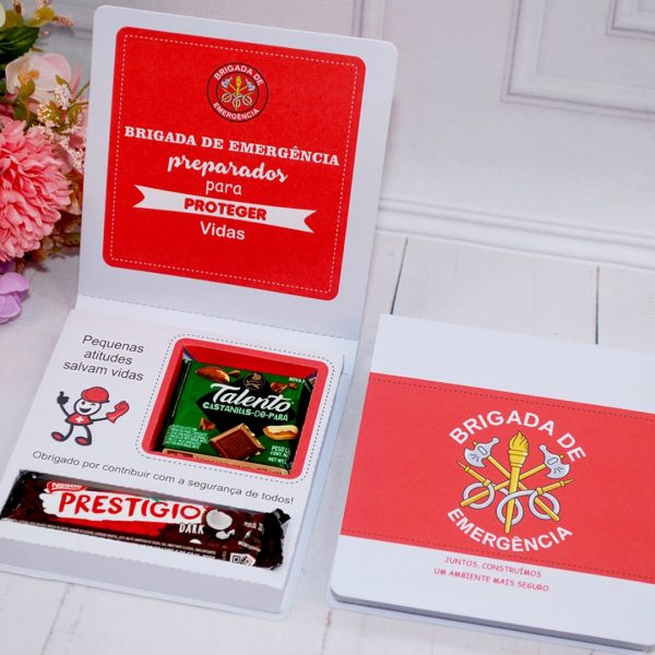 Lembrancinha Brigada de Emergência Caixinha P/ Talento e Prestigio