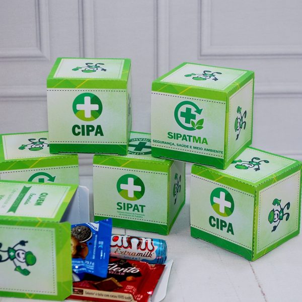 Lembrancinha CIPA, SIPAT e SIPATMA - Caixinha Para brindes e lembrancinhas
