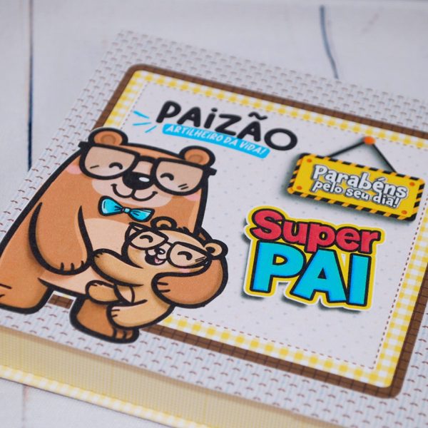 Lembrancinha Dia dos Pais Caixinha para Chocolates Talento e Prestigio