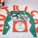 Dia do Nutricionista Varal de Letras Decorativo com frase NUTRIÇÃO