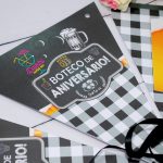 Varal de Letras Tema Boteco para Chá Bar e Aniversário