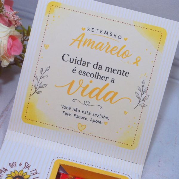 Setembro Amarelo Caixinha para Talento e Prestigio