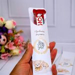 Chá Revelação Card para chocolate Lembrancinha Tema Ursinho