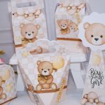 Chá Revelação Kit de Caixinhas - Lembrancinhas - Decoração