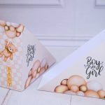 Chá Revelação Porta Guardanapo Decorativo Ursinho Marrom