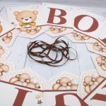 Chá Revelação Varal de Letras BOY OR GIRL Ursinho Marrom