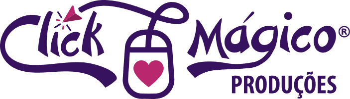 Logo Click Magico 2026 roxo rosa