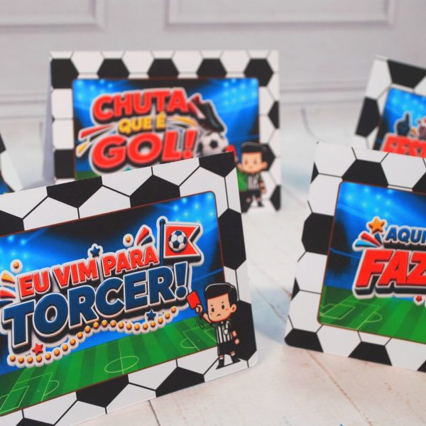 Plaquinhas Decorativas Para Aniversário Tema Futebol