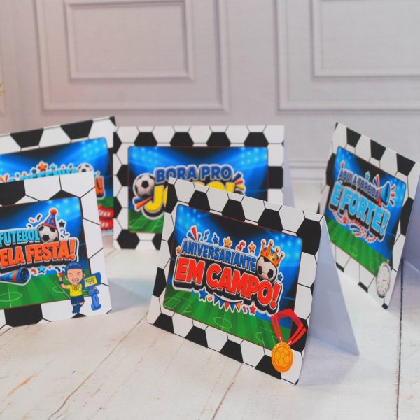 Plaquinhas Decorativas Para Aniversário Tema Futebol