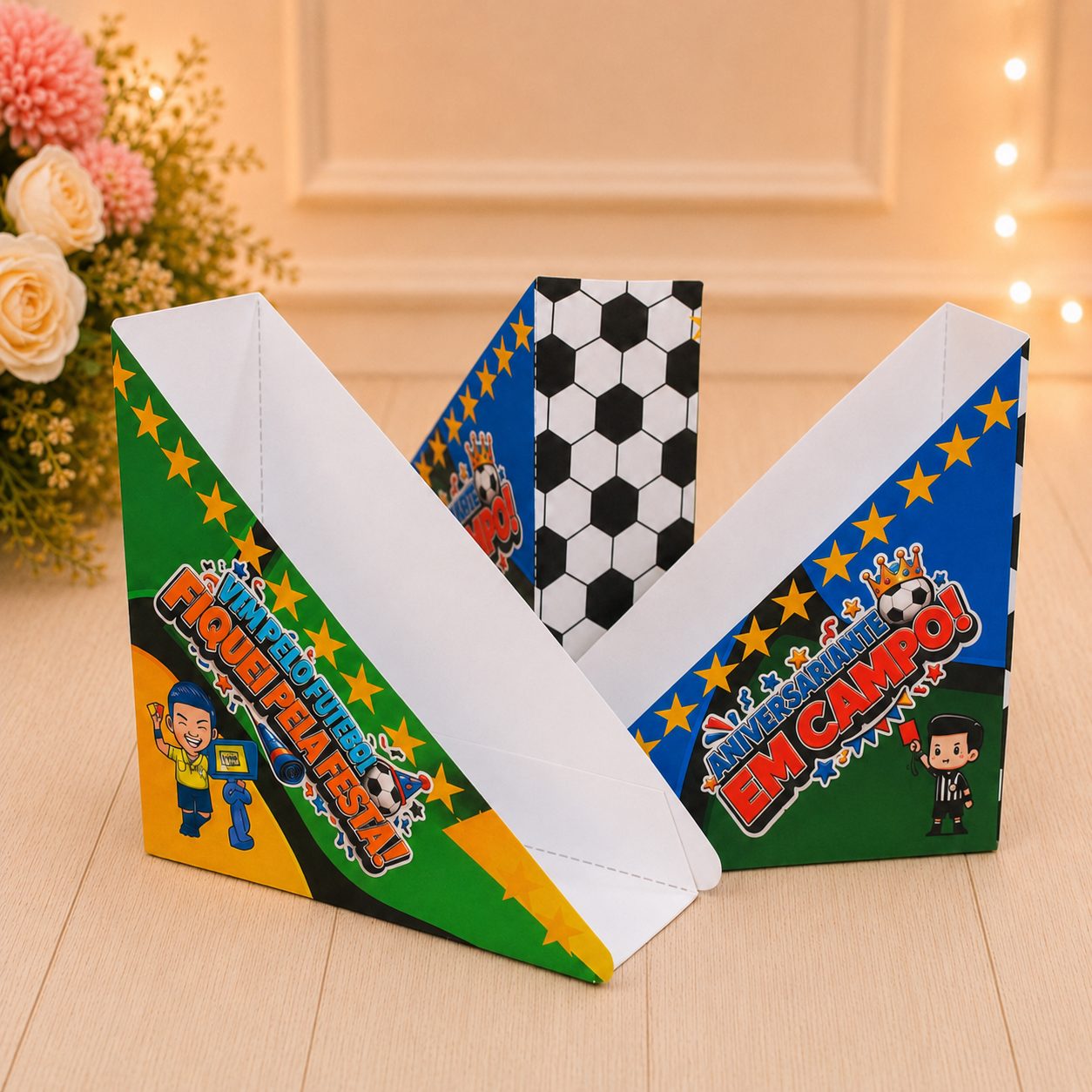 Porta guardanapos tema Futebol