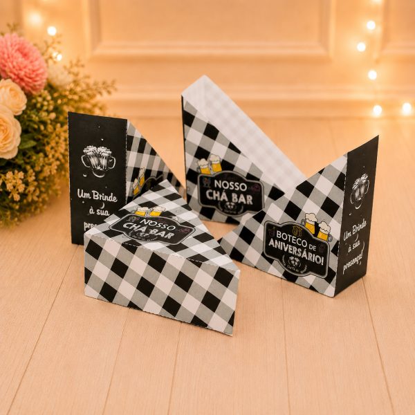 Porta Guardanapos Tema Boteco para Aniversário e Chá Bar