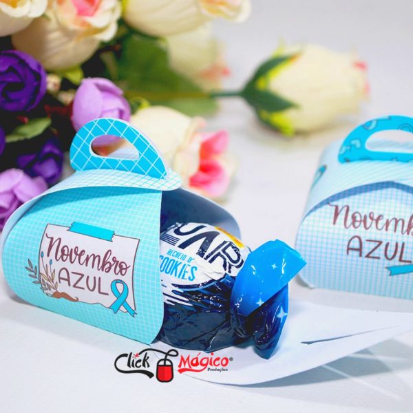 Novembro Azul Porta Bombom