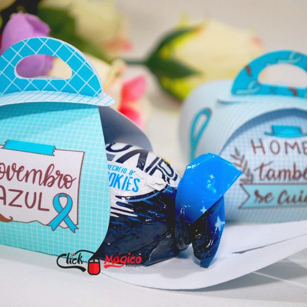 Novembro Azul Porta Bombom