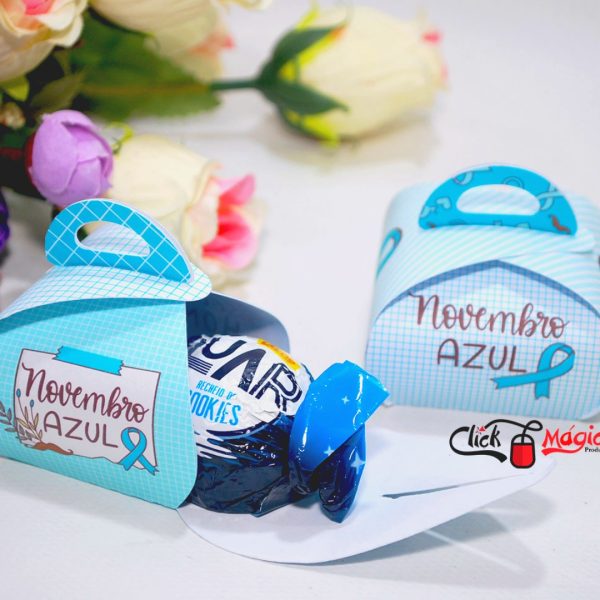 Novembro Azul Porta Bombom
