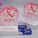 Outubro Rosa Caixinha Porta Bis ou Chicletes - Estampa Rosa Claro