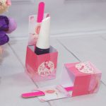 Outubro Rosa Porta Esmalte e Lixa - Estampa Rosa Claro
