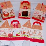 Lembrancinha de Natal Caixa Para Mini Panetone de 80g