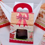 Lembrancinha de Natal Caixa Para Mini Panetone de 80g
