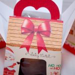 Lembrancinha de Natal Caixa Para Mini Panetone de 80g