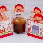 Lembrancinha de Natal Caixa Para Mini Panetone de 80g