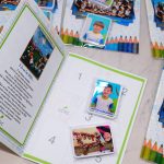 Álbum de Figurinhas Escolar com 80 Figurinhas para Recordação e Formatura Infantil