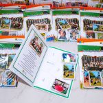 Álbum de Figurinhas Escolar com 20 Figurinhas para Recordação e Formatura Infantil