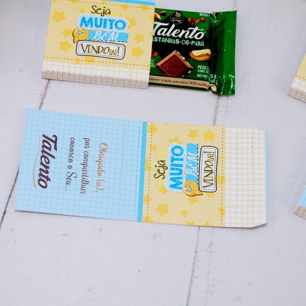 Brinde para novo funcionário capinha para mini talento