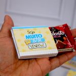 Brinde para novo funcionário capinha para mini talento