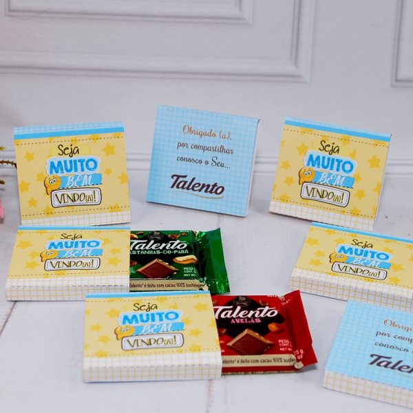 Brinde para novo funcionário capinha para mini talento