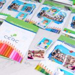 Álbum de Figurinhas Escolar com 20 Figurinhas para Recordação e Formatura Infantil