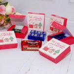 Lembrancinha de Natal Caixinha Para 3 Bis ou Mini Talento