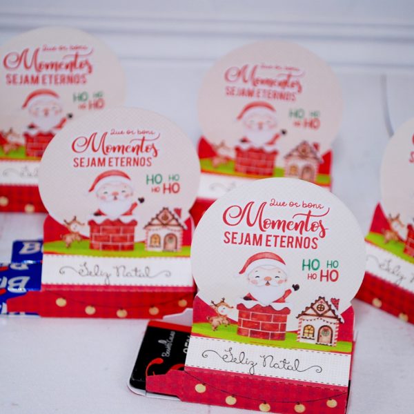 Lembrancinha de Natal Caixinha Porta Bis Duplo