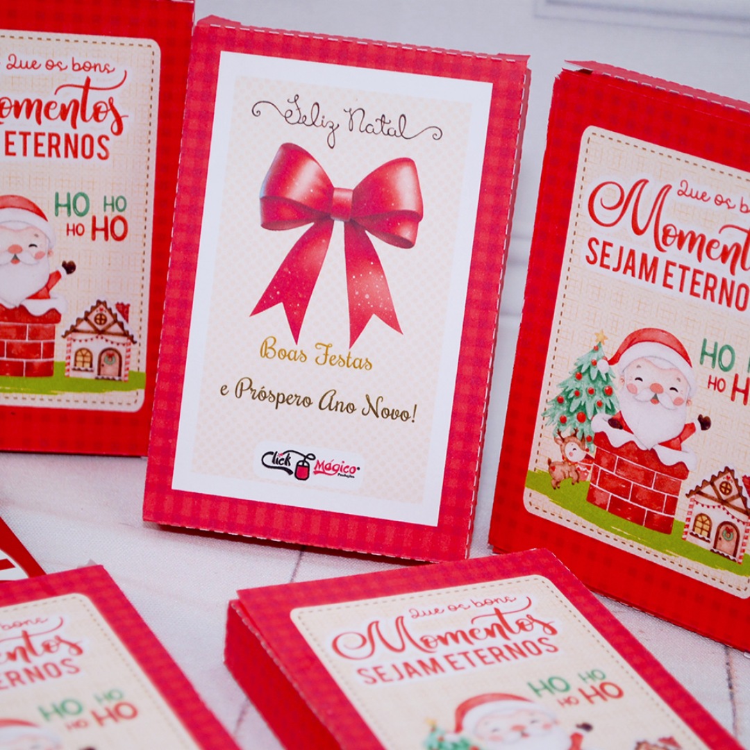 Caixinha kit kat Natal montada