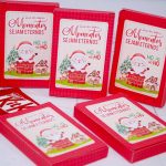 Lembrancinha de Natal Caixinha Para Kit Kat