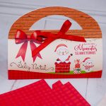 Lembrancinha de Natal Caixinha Para Mini Lixa e Esmalte