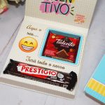 Brinde para novo funcionário Caixinha para talento e prestígio