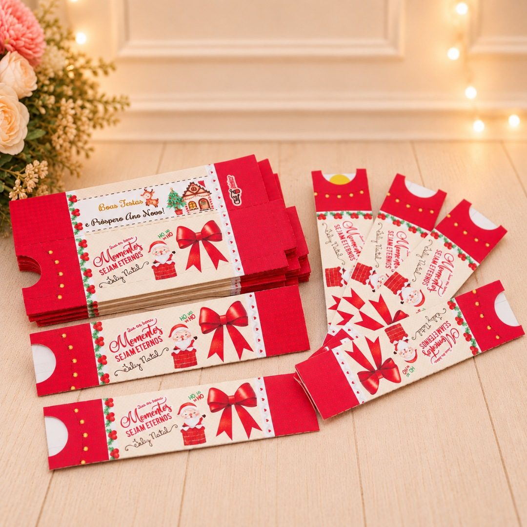 Capinha Para Mini Lixas Natal