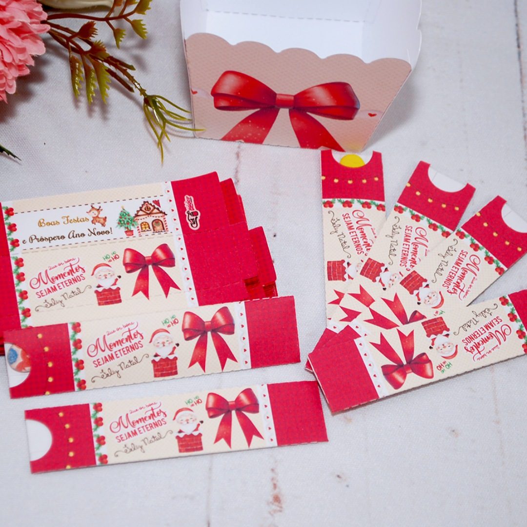 Capinha mini lixa Natal montada