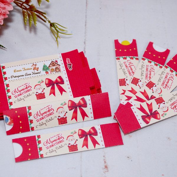 Lembrancinha de Natal Capinha Para Mini Lixas